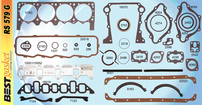 1956-1966 Dodge/Plymouth Engine Rebuilding Set RS579G