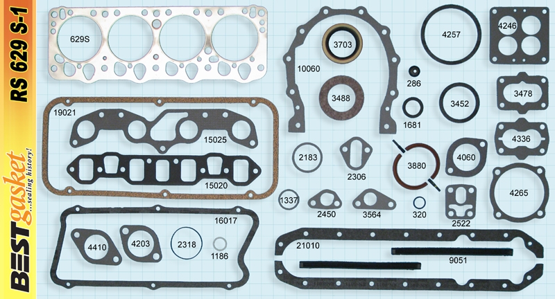 1955 Dodge V8 Hemi 270 Engine Rebuilding Set RS629-1