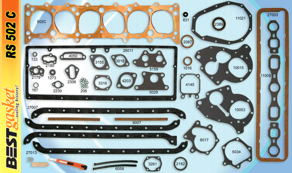 1937-53 Chevrolet  Engine Rebuilding Set RS502C  (6 Cyl. 216)