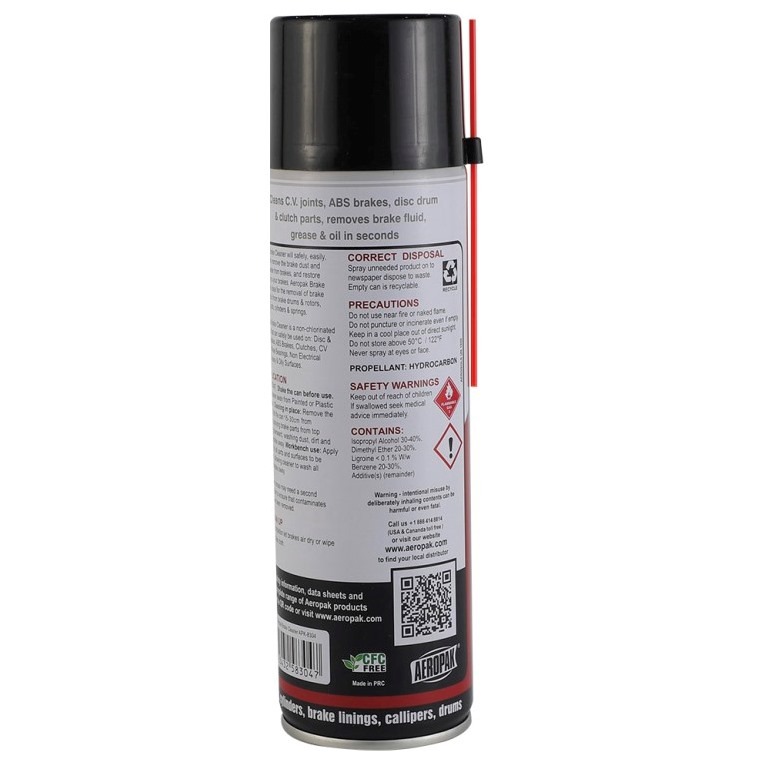 Aeropak Brake and Part Cleaner
