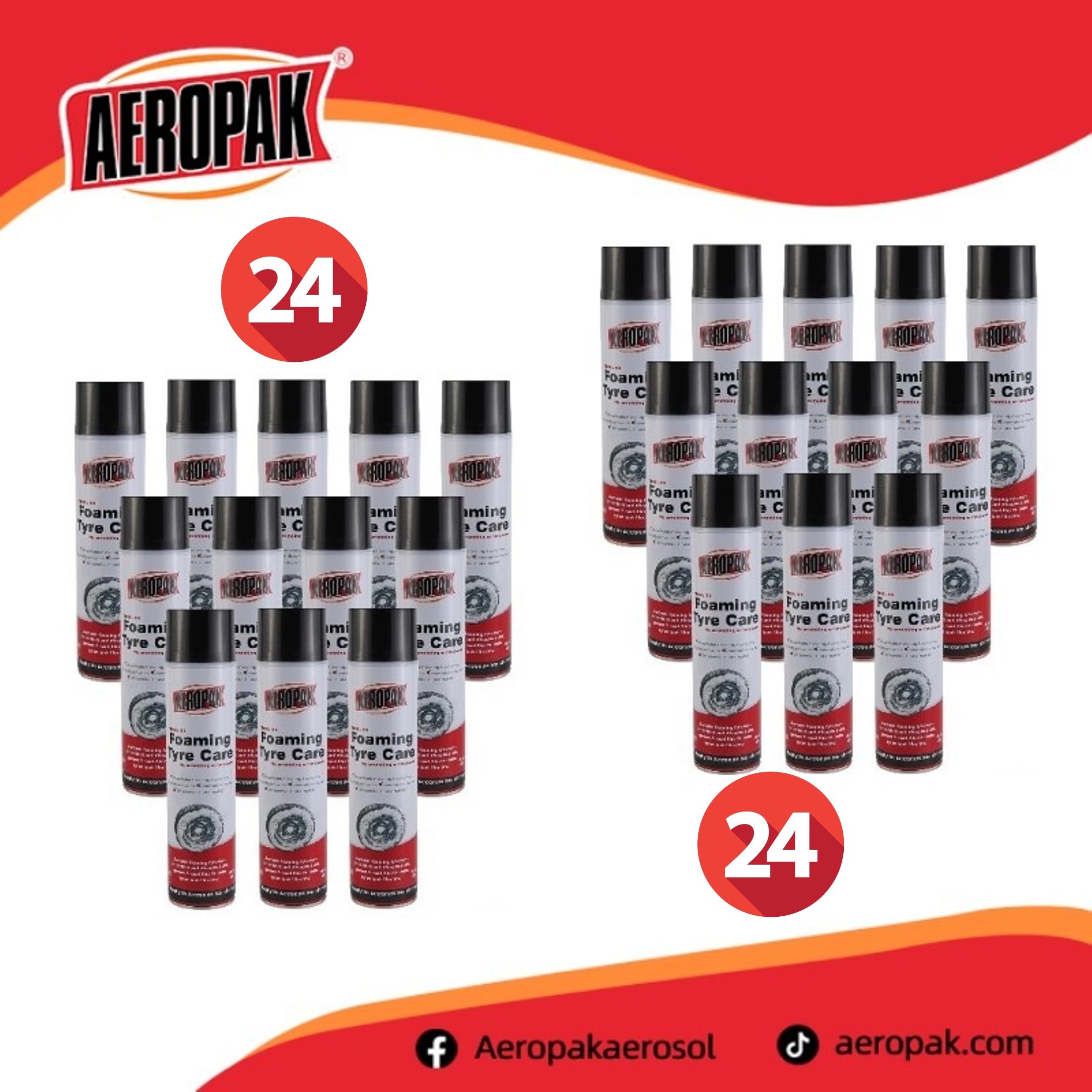 Aeropak Tyre Foam Cleaner “Case”